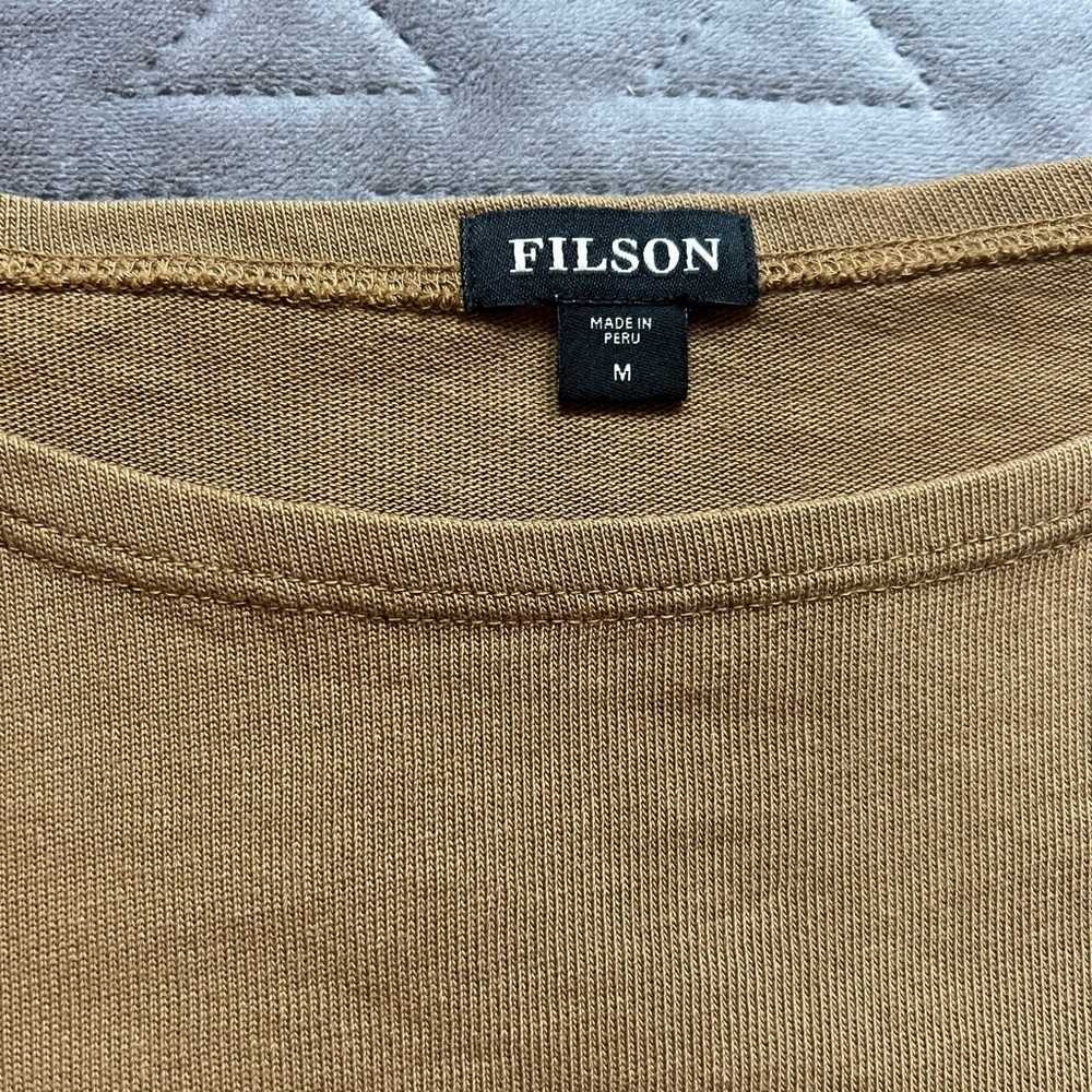 Filson Women's Tan Long Sleeve Top - Picture 2 of 10